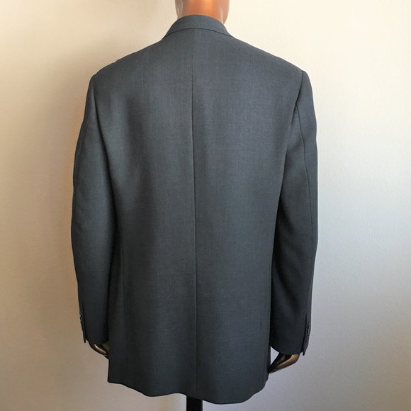 ALFANI 3-Button 100% Wool Blazer 42L - Picture 4 of 11